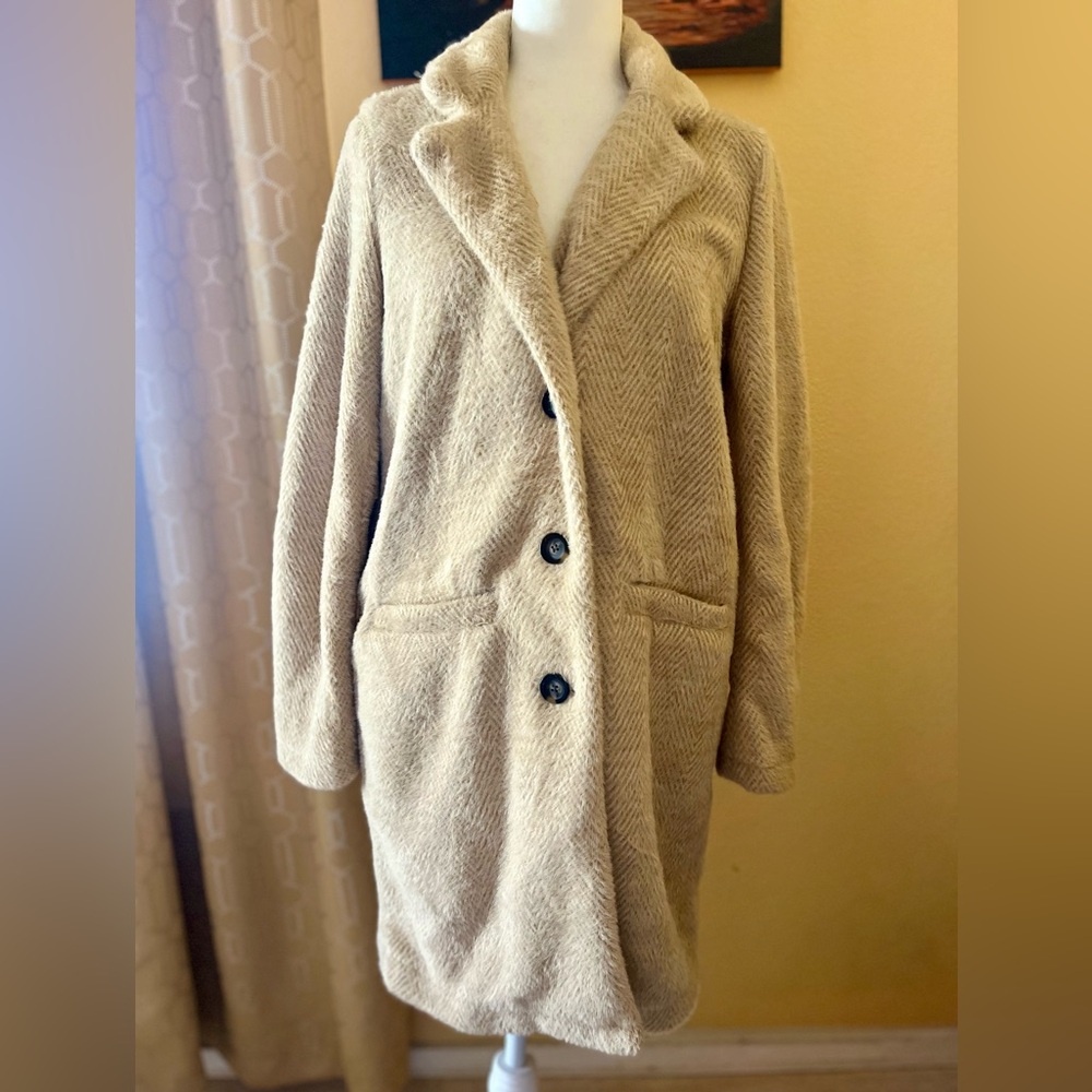 Sanctuary Women's Tan Teddy Coat